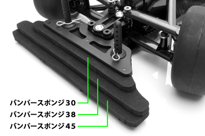 レスポンスGT専用ワイドバンパースポンジ